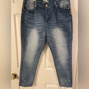 MUDD skinny ankle jeans size 17 NWT